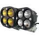 QIPO yellow and white double light 4 new LED spotlights are launched