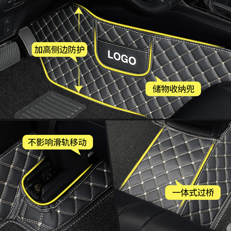 适用宝马X1/X2/X3/X4/X5M/X6/X7专用全包围地毯全包内饰配件改装-图2