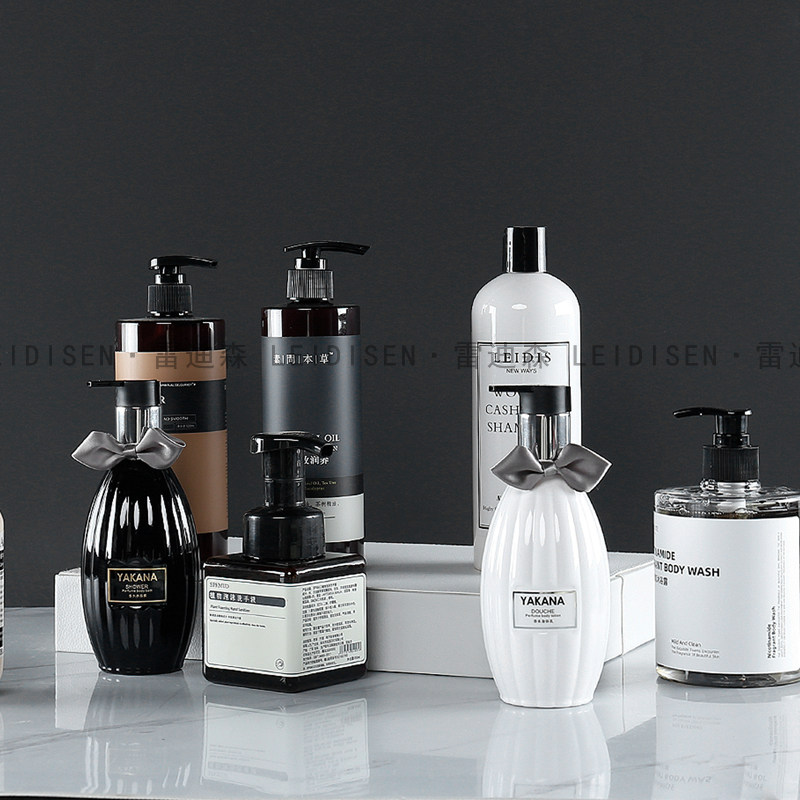 样板房卫生间浴室软装设计洗手液瓶沐浴露乳液瓶摆件拍照影视道具,淘宝优惠券,粉丝福利购,淘宝优惠卷