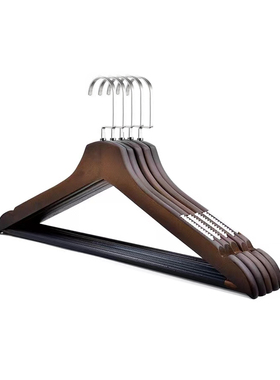 衣柜衣帽间榉木铁艺衣架衣撑子