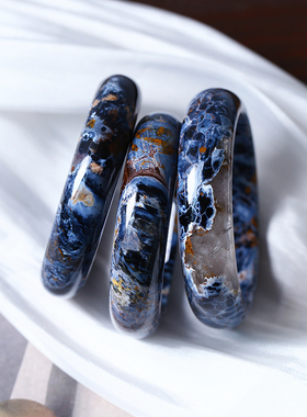 天然水晶彼得石手镯暴风雨女款