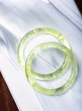 天然黄水晶手镯镯子女款水晶