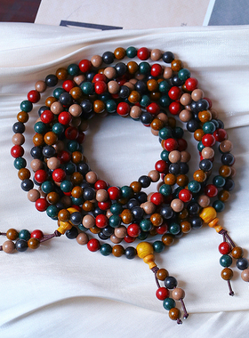 天然中草药合香珠佛珠链 古法非遗自制手链 男女款 送朋友家人