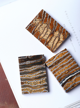 天然化石猛犸象牙臼齿化石无事牌款吊坠 远古猛犸化石男女款吊牌