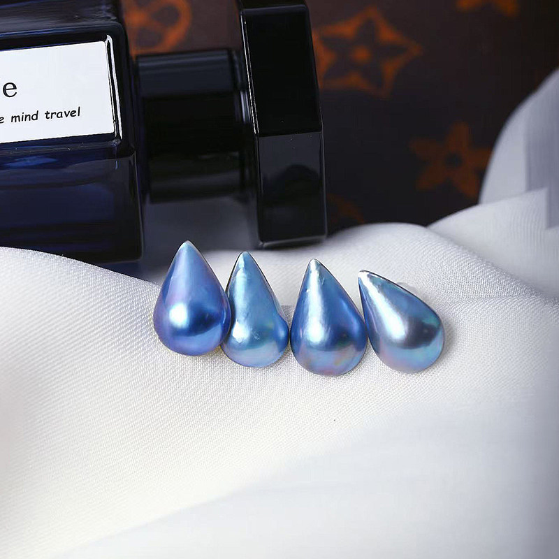 天然海水马贝纯银镶嵌水滴款耳钉 女款高端珍珠耳饰饰品礼物,淘宝优惠券,粉丝福利购,淘宝优惠卷