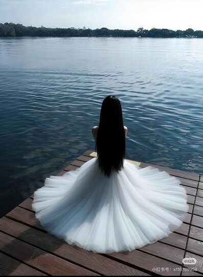 Li Duohai's big mesh and puffy skirt is the same as the stars