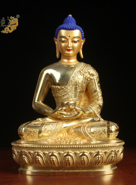 摆件纯铜密宗三宝佛