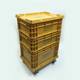 26Totelife industrial style storage box plastic