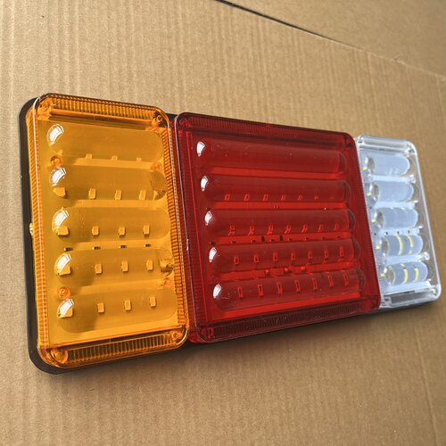 140-2大货车后尾灯总成12v24v超亮led农用挂车刹车灯电子防追尾灯 - 图0