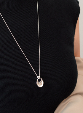 马鞍包毛衣链高级感气质百搭颈链