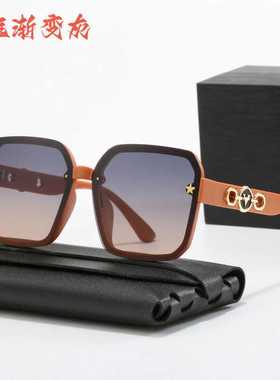 大方框街拍防紫太阳镜显瘦复古