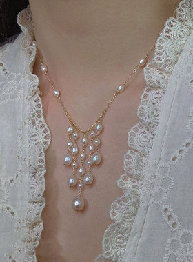 XKDDCT复古优雅法式仙女天然淡水