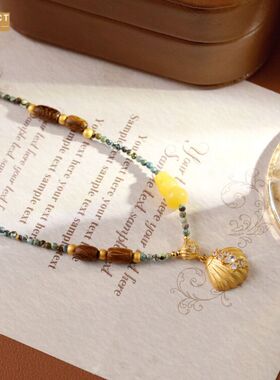 XKDDCT新中式叠戴串珠项链女配饰