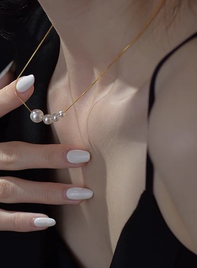 XKDDCTs925纯银天然淡水项链微笑