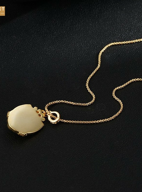 XKDDCT油画风莫奈花园系列吊坠镶