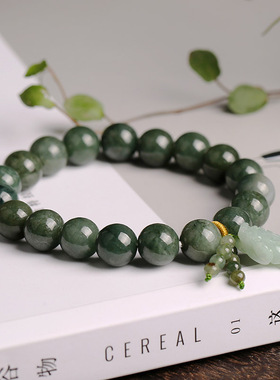 XKDDCT原创天然缅甸A货圆珠翡翠