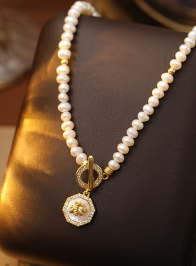 XKDDCT巴洛克淡水珍珠项链独特设