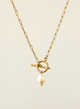 XKDDCT2025嘻哈项链女巴洛克珍珠