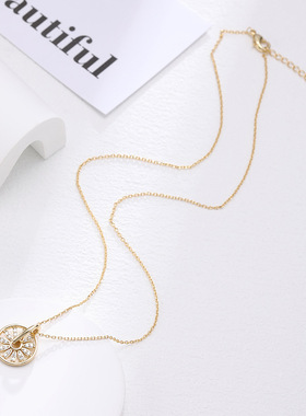 XKDDCT新款女百搭高级感锁骨链网