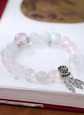 XKDDCT原创设计天然10MM粉晶手链