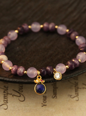 XKDDCT新款原创新中式紫色水晶手