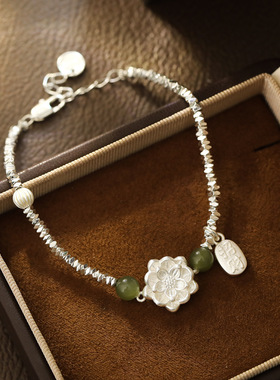 XKDDCT小招财新中式好运莲莲手链