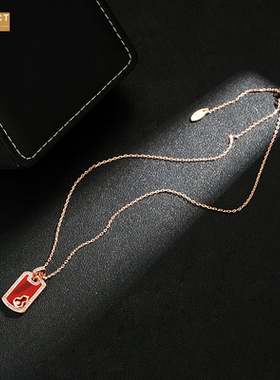 XKDDCT新款轻奢款葫芦无事牌项链