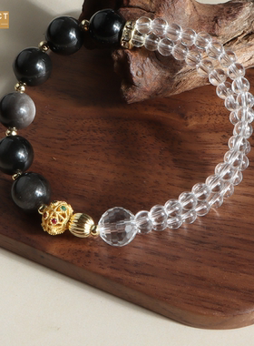 XKDDCT原创设计银耀石海手串海白