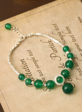 XKDDCT碎银子新中式手链复古轻奢