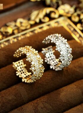 XKDDCT新款小众轻奢锆石戒指女