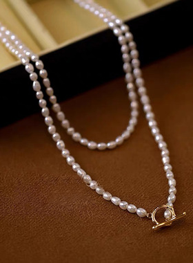 XKDDCT天然淡水珍珠气质气长款毛