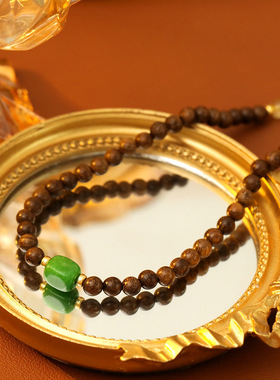 XKDDCT新款天然绿东陵手串文玩