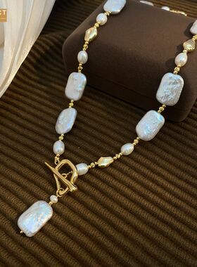 XKDDCT新款巴洛克淡水珍珠项链