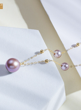 XKDDCT新款淡水珍珠项链满天星