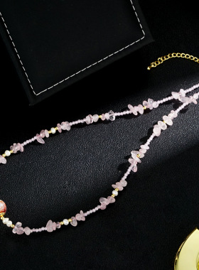 XKDDCT师款小众设计轻奢文艺淡粉