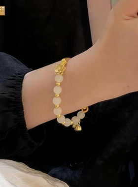 XKDDCT新中式莲花半镯女白玉莲子