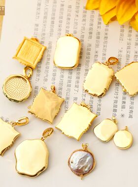 XKDDCT中古vintage油画风吊坠手