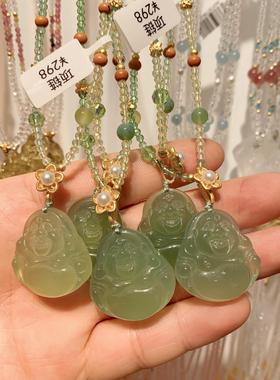 XKDDCT新中式佛公项链天然水晶手