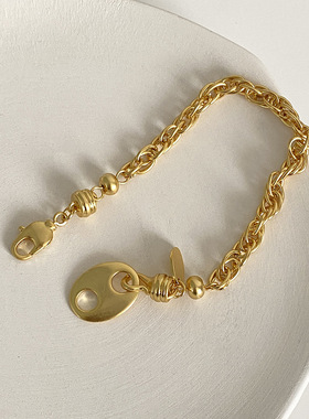 XKDDCT韩国气质网红复古怀旧金手