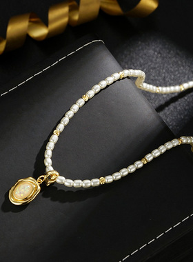 XKDDCT法式宫廷复古温柔锁骨链颈