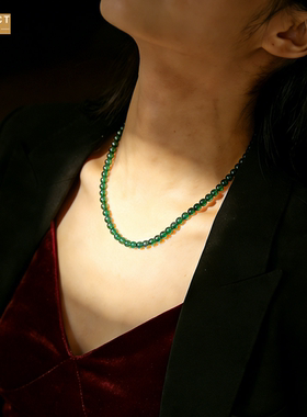 XKDDCT玉石项链森系清新甜美高级