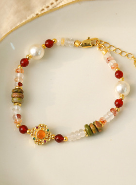 XKDDCT新中式天然石手串国潮多巴