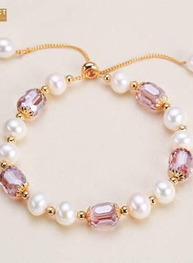 XKDDCT新款淡水珍珠手链甜美轻奢