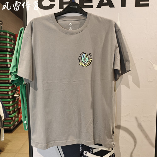 【风雷】匡威男女鼠标涂鸦宽松短袖MCJ645运动T恤10027229 - 图0