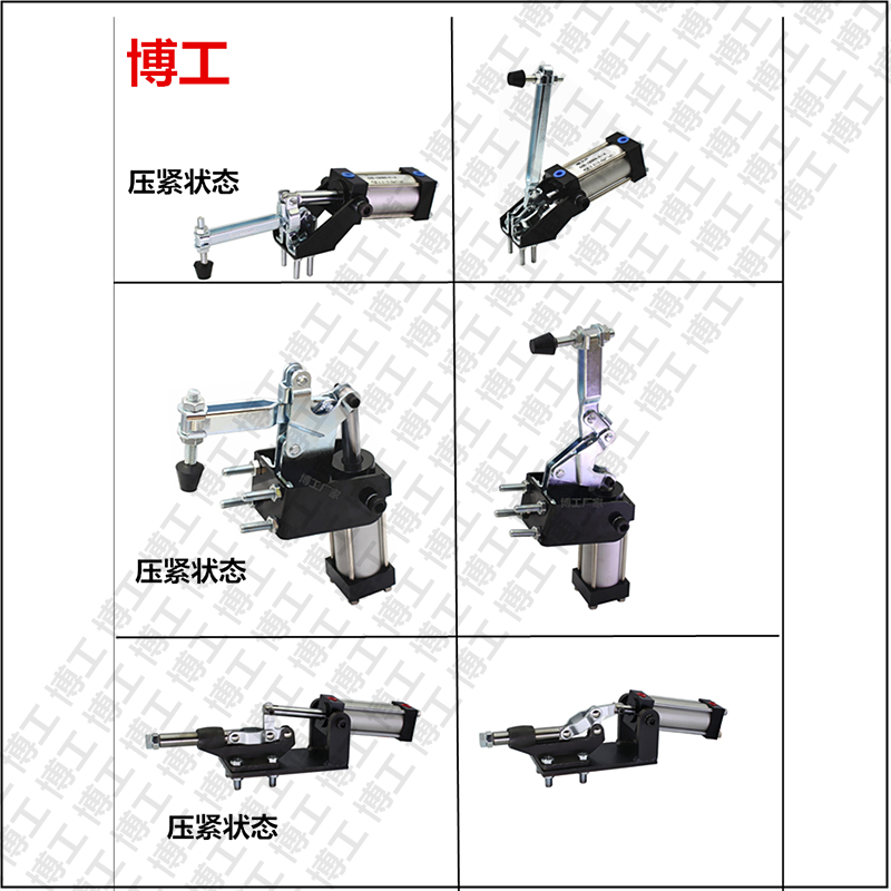 气动夹钳压紧器 WDC GH- 12130-A 12132A机械手自动化气缸夹具-图1