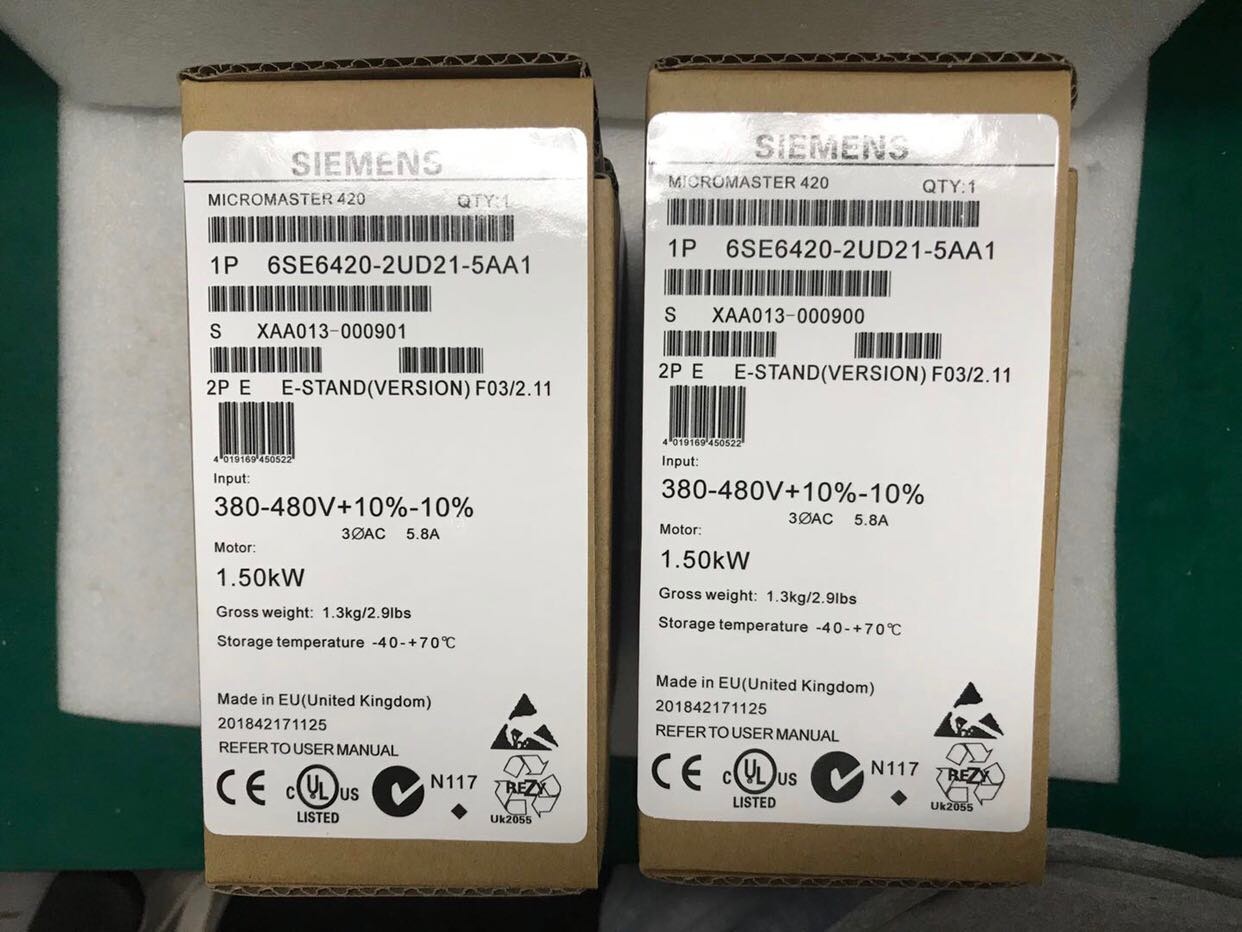 6SE6420-2UD21-5AA1 西门子MM420变频器1.5KW 6SE64202UD215AA1 - 图2