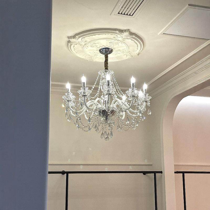 法式轻奢水晶吊灯网红复古宫廷风客厅创意个性饭厅灯高档大气别墅,淘宝优惠券,粉丝福利购,淘宝优惠卷