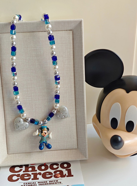 迪士尼35周年米奇中古玩偶项链