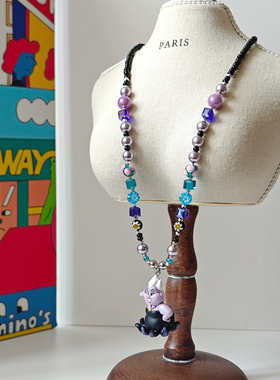 JMH小吴同学 迪士尼反派角色乌苏拉捷克珠小众个性项链甜酷毛衣链