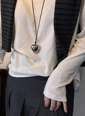 欧美重工中古夸张金属熔岩戒指